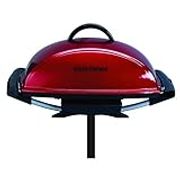 George Foreman GGR201RAU, Indoor/Outdoor Barbeque, Easy To Remove Grill, Red