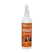 Petway Petcare Anti-Static Detangler, Dematting Spray for Dogs, Cats and Horses, Free of Phosphates, Parabens & Enzymes, Tangle Remover, Daily Grooming Aid, Soap & Fragrance Free, 250ml